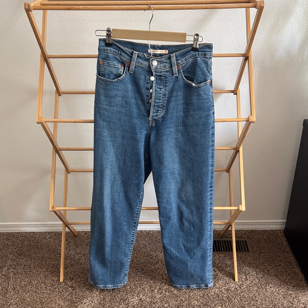 Levi’s Ribcage Straight Ankle- Button Fly